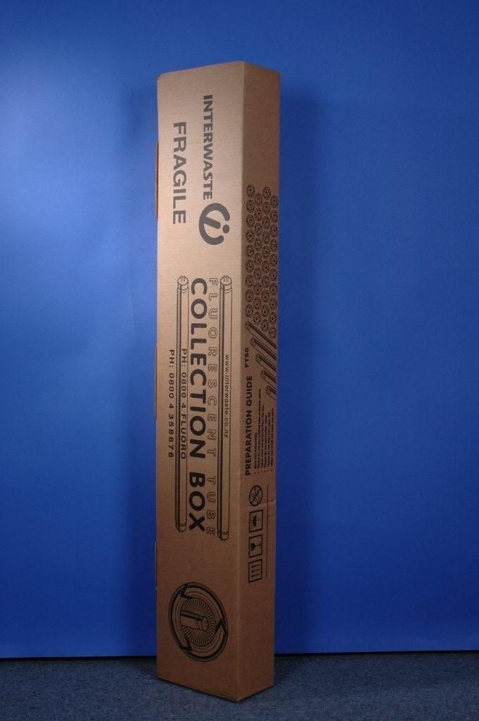 50 tube fluorescent tube recycling box Interwaste